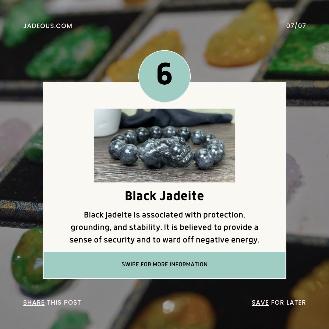 jade color - black jadeite